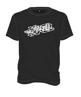 schwarzes T-Shirt mit XPEL Logo